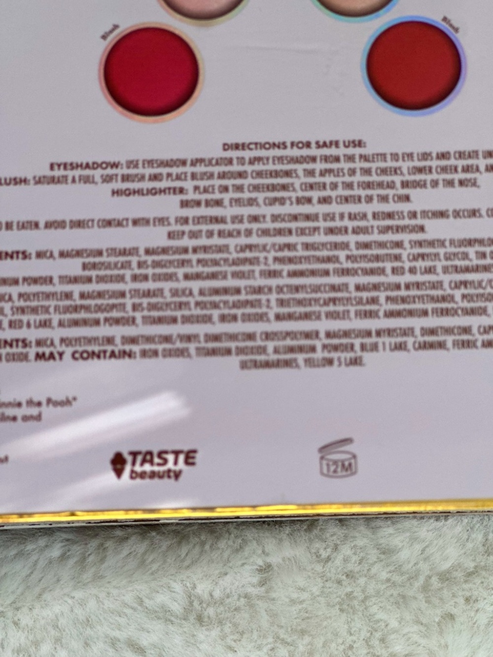 Disney Winnie the Pooh Face & Eyeshadow Palette - Picture 12 of 13